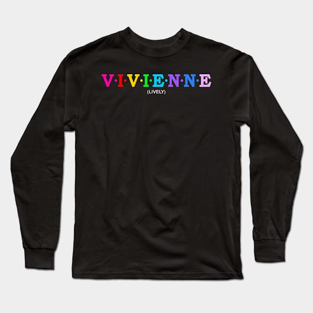 Vivienne - Lively. Long Sleeve T-Shirt by Koolstudio